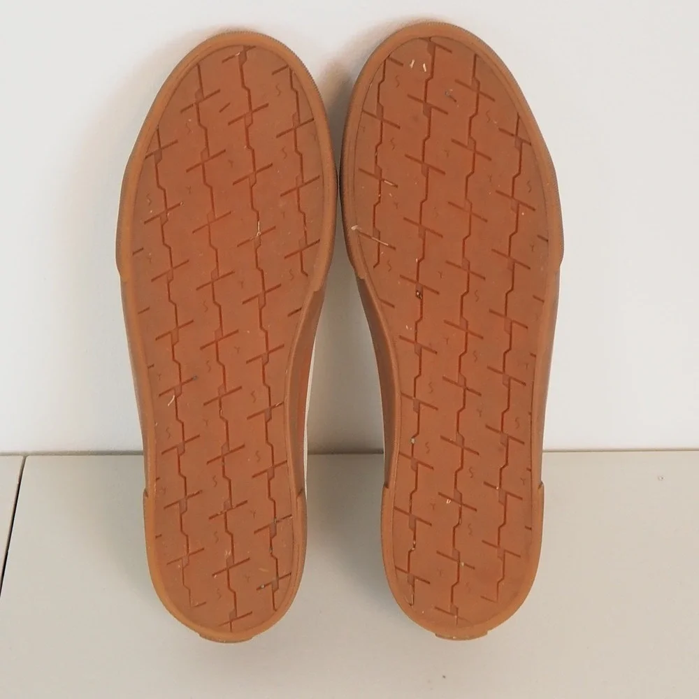 Frye GIA Low Lace Ivory‎ Leather Upper Sneakers Women's Size 9.5M FR41118